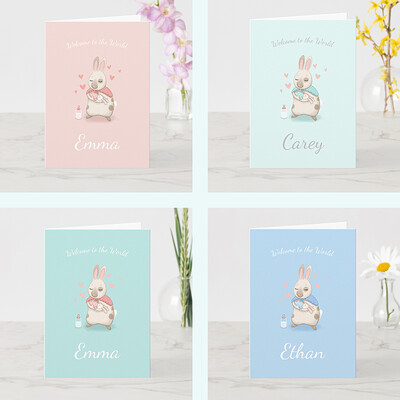 Personalised New Baby Cards