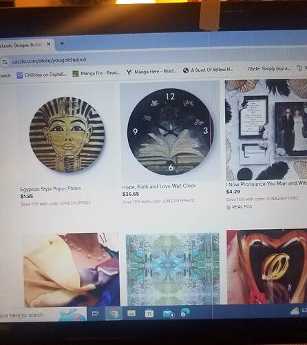 views on my laptop and cellphone