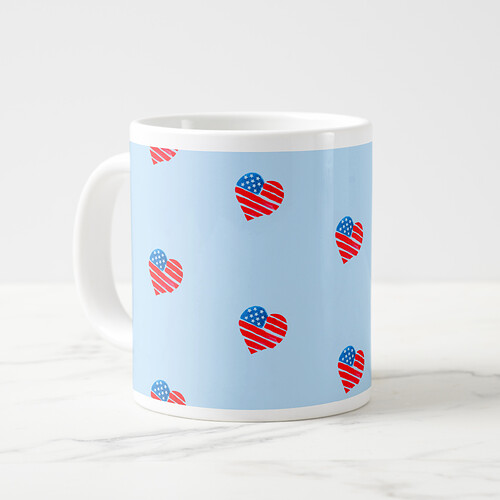 American heart Jumbo coffee mug