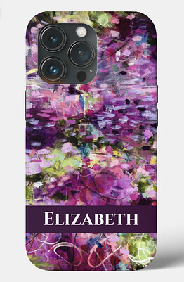 iPhone Case_Paulette Insall_Abstract Art Painting_Purple.jpg