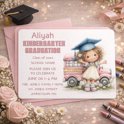 Kindergarten Graduation Invitation