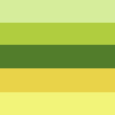 green and yellow