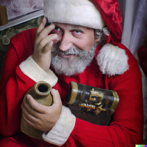 DALL·E 2022-09-30 23.11.59 - old fashioned santa claus in the style of vermeer.png