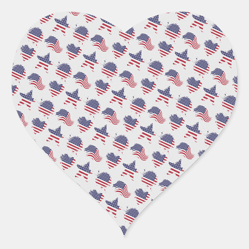 America a land of the free. Sticker