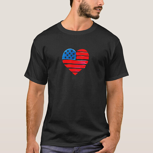 American heart men tshirt