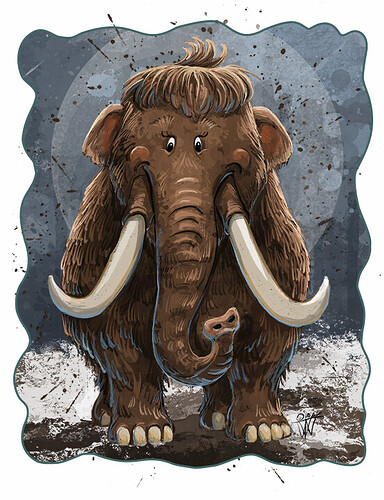 Animal Parade Mastodon Head