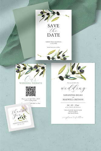 wedding-suite-watercolor-olive-branch.jpg Italian wedding theme
