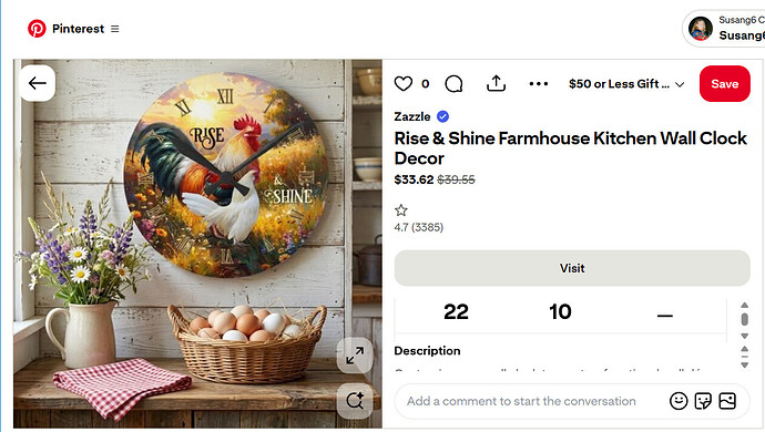 in 12 hours...10 visits to Ann's clock