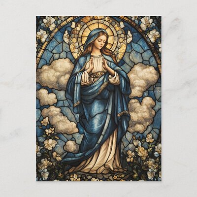 elegant_virgin_mary_stained_glass_art_postcard-rc7aa70381f4e47469eb5cbc997161938_qdey1_1024