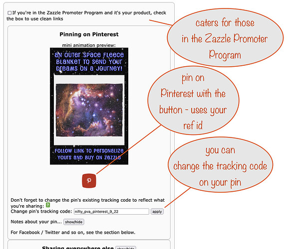 Pinterest section
