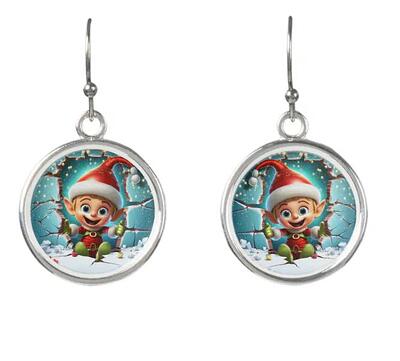 Elf Earrings 1.jpg Christmas Elf Earrings