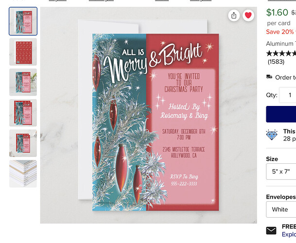On the product page