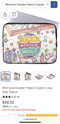 zazzle nz erin margaret whimsical doodler case -1.jpg