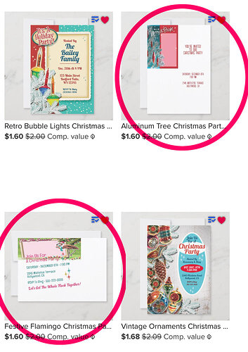 Appearance On the category page