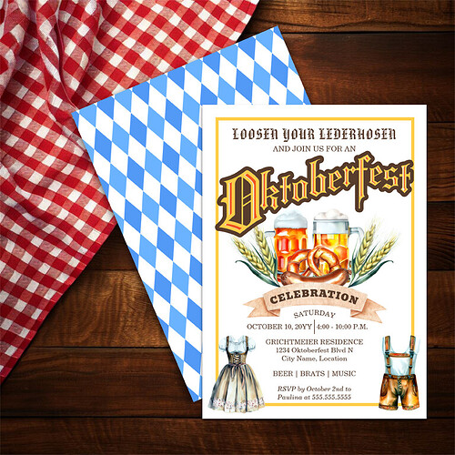 Oktoberfest invite