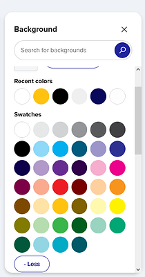 Background colors