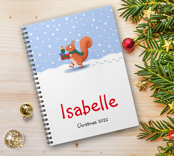 Christmas Notebook for Kids