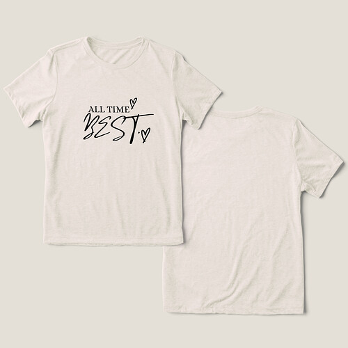 Zazzle Wear Your Optimism T-Shirt Tri-Blend Shirt (Design Front & Back).png