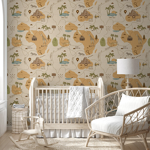 Zazzle Seaside Blue Sailboats & Anchors Pattern ID1258 Wallpaper (Kids).png