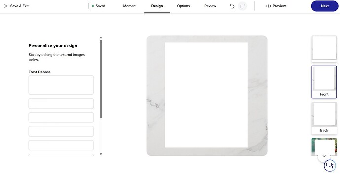 design editor missing