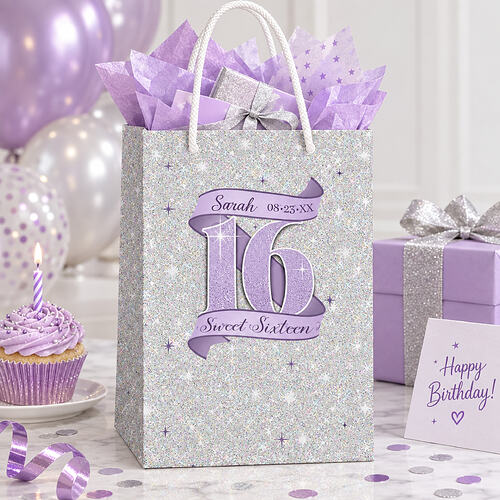 [Sweet 16 Motif & Star Pattern Violet Silver] (https://www.zazzle.com/sweet_16_motif_star_pattern_violet_silver_id1333_small_gift_bag-256826414354514226)Sweet 16 Motif & Star Pattern Violet Silver GB