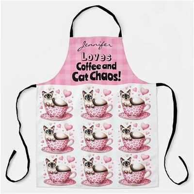 Siamese Cat Apron