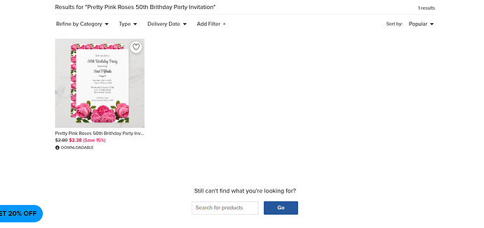 pink rose party invitation lost in the marketplace.png