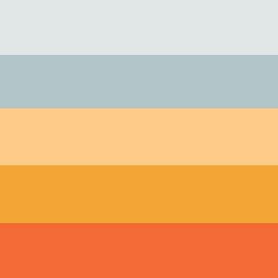 blue and orange