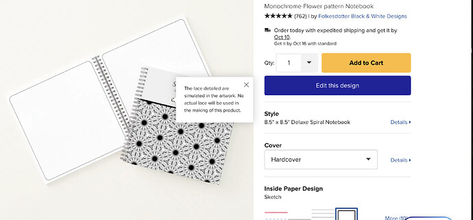 What the original product listing looks like