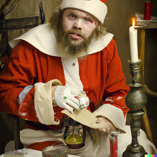 DALL·E 2022-09-30 23.11.41 - old fashioned santa claus in the style of vermeer.png