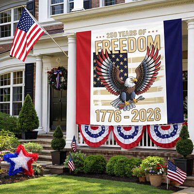 America's 250th celebration banner
