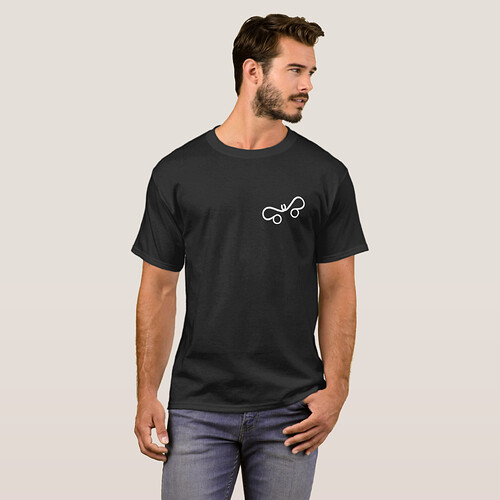 Zazzle NEW ART T-Shirt (Front Full).png