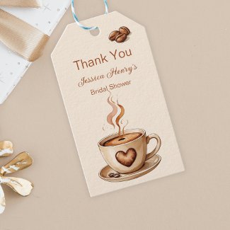 Rustic Love is Brewing Thank You Bridal Shower