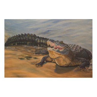 Alligator. Face to Face