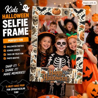 Spooky Kids Halloween Print