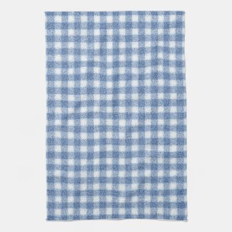 Classic Blue and White Gingham Check