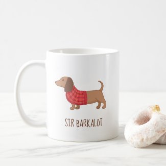 Dachshund Wiener Dog Puppy Custom Name