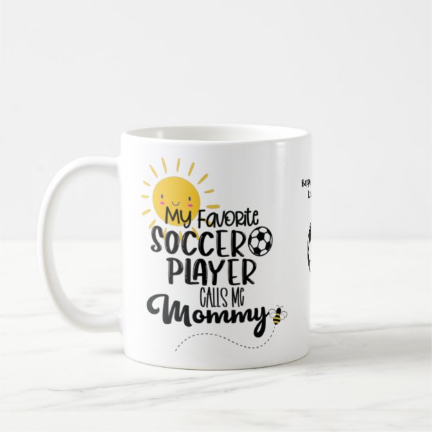 Funny SOCCER MOM Mothers Day Birthday Personalized Coffee Mug