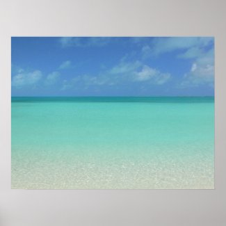 TURKS AND CAICOS SEASCAPE/SEA SAND AND SKY