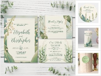 Elegant Lily of The Valley Wedding Collection
