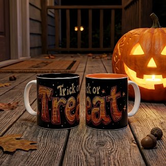 Trick or Treat Halloween Mug