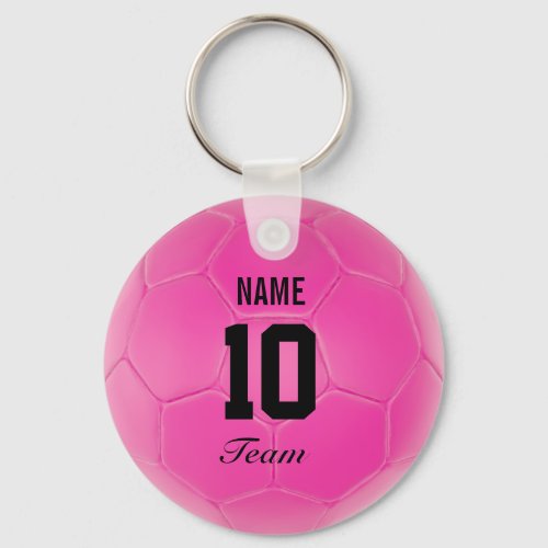 Pink Black Team Soccer Ball Personalized Name Keychain.jpg Pink Black Team Soccer Ball Personalized Name Keychain.jpg
