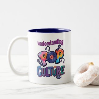 Pop Culture Understanding Pop Culture Disco Party Two-Tone Coffee Mug