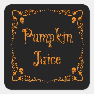 Halloween Potion Ingredients Pumpkin Juice