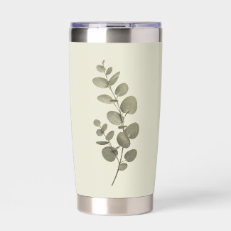 Vintage Green Eucalyptus Branch