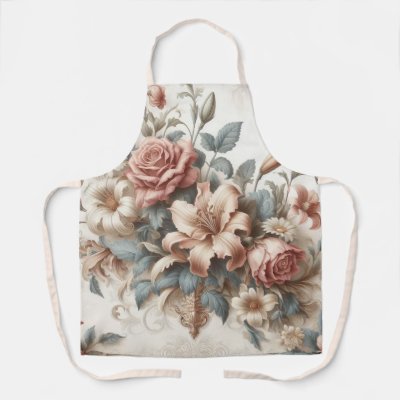 Light Antique Floral Perfection
