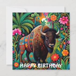 Powerful Buffalo Bison Animal