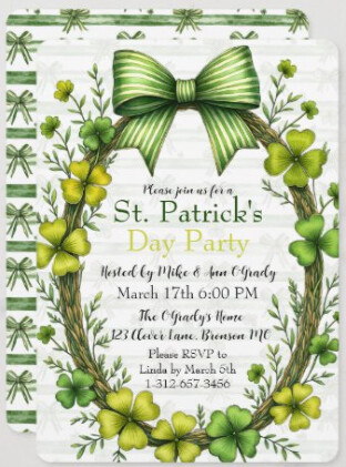 stpat1.png St. Patrick's Day Party Invitation