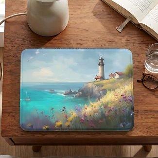Wildflower Lighthouse Kindle Case