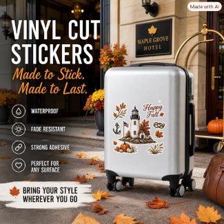 Autumn Coastal Lighthouse Vinyl